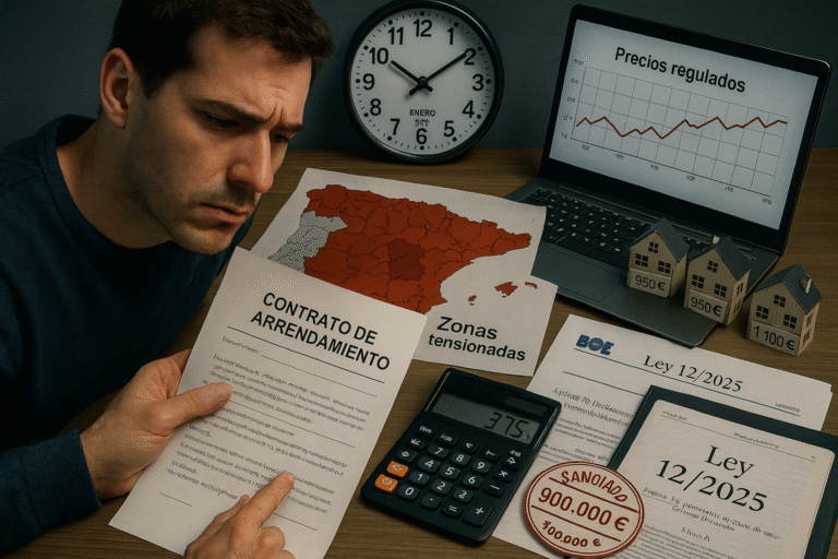 Ley de Vivienda 2025: Regulación de Precios y Control de Zonas Tensionadas en España