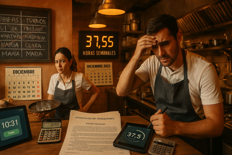 Reducción Horaria en Hostelería: El Talón de Aquiles de la Jornada Laboral de 37,5 Horas en España