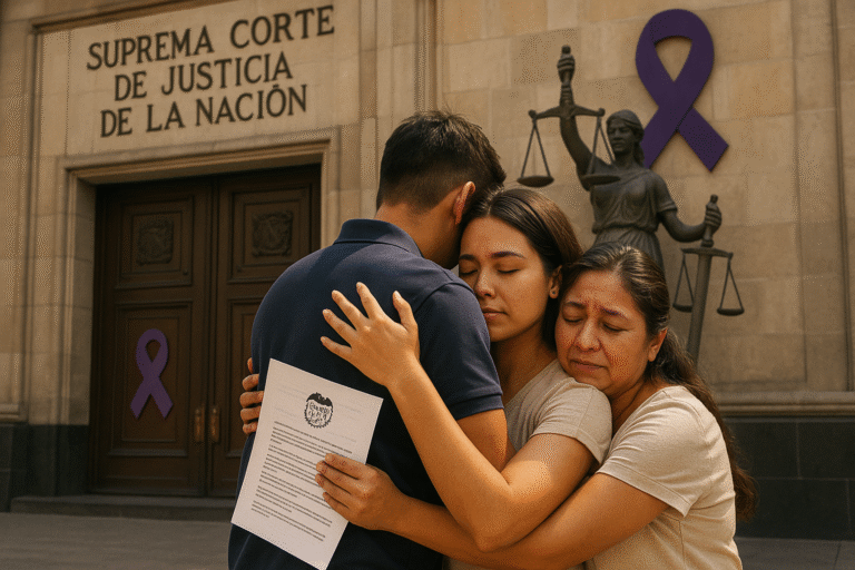 SCJN Establece Precedente Histórico: Familiares de Víctimas de Feminicidio Serán Reconocidos como Víctimas Indirectas